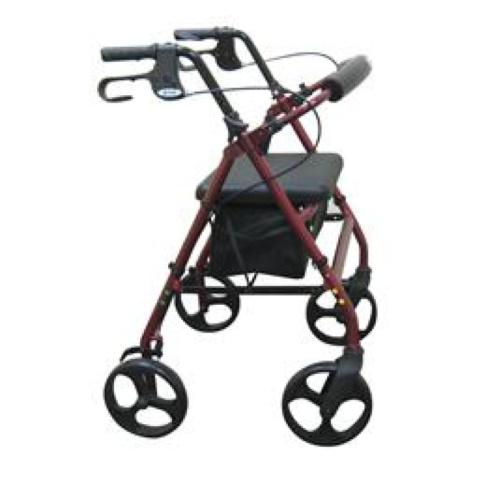 Image for product - Rollator With Fold Up And Removable Back Support And Padded Seat Image for product - Rollator With Fold Up And Removable Back Support And Padded Seat