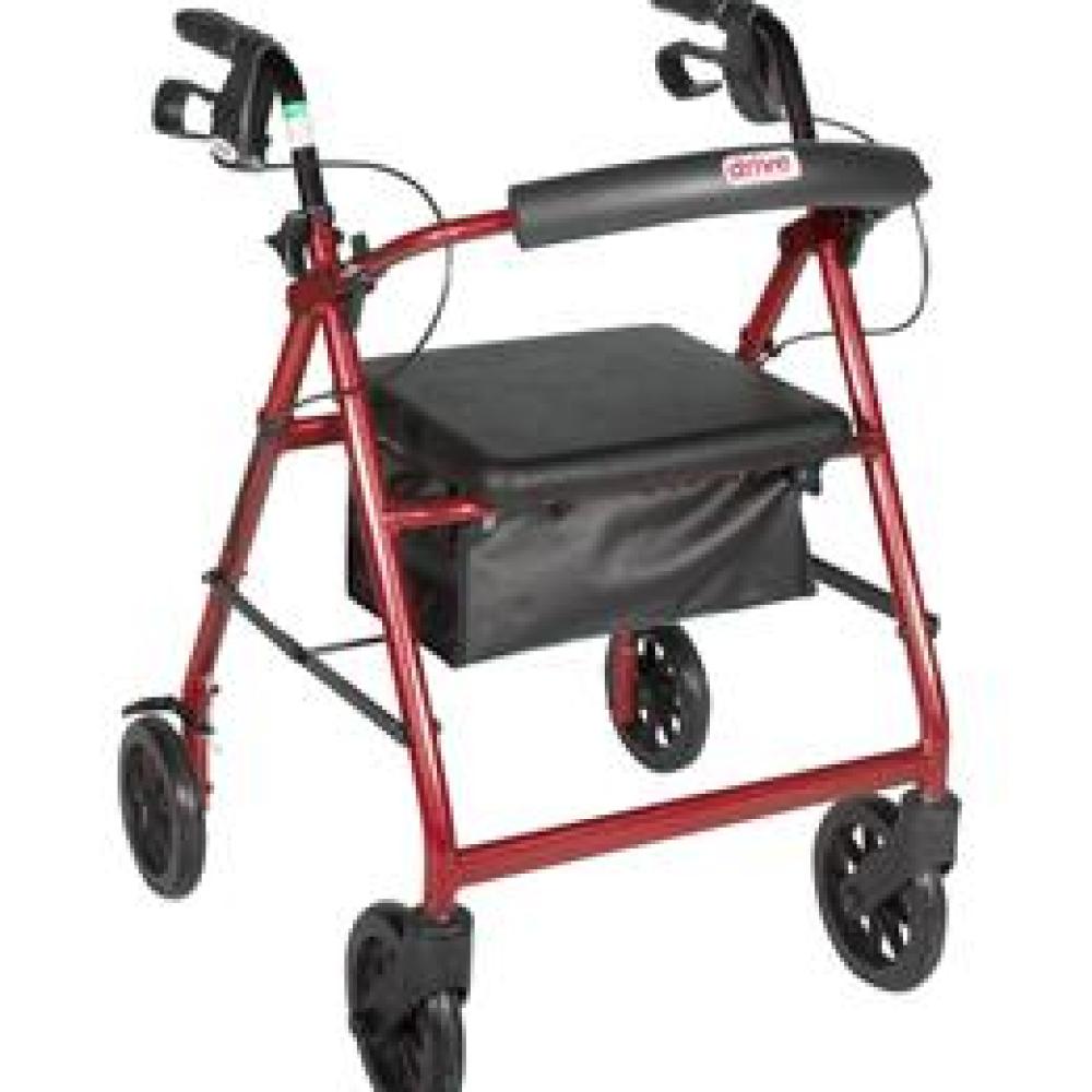 Image for product - Rollator With Fold Up And Removable Back Support And Padded Seat