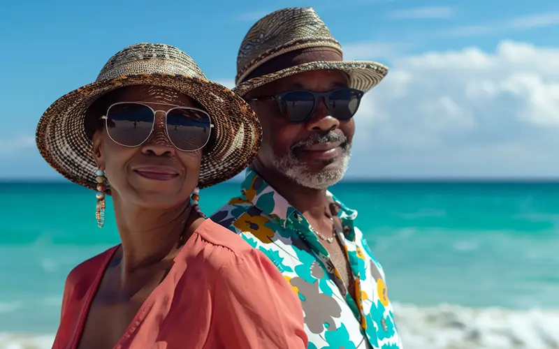 couple on vacation